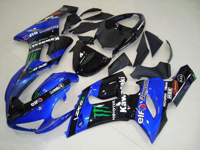 Online ZX6R 05-06 Verkleidungen - Bonbon blau Monster Online ZX6R 05-06 Verkleidungen - Bonbon blau Monster