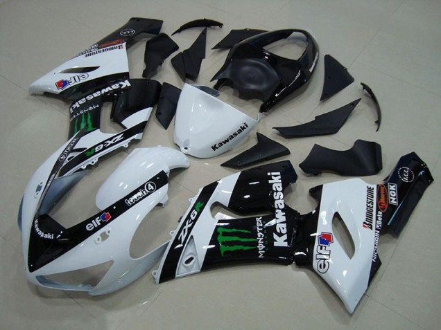 Online ZX6R 05-06 Verkleidungen - Weiß Monster Online ZX6R 05-06 Verkleidungen - Weiß Monster
