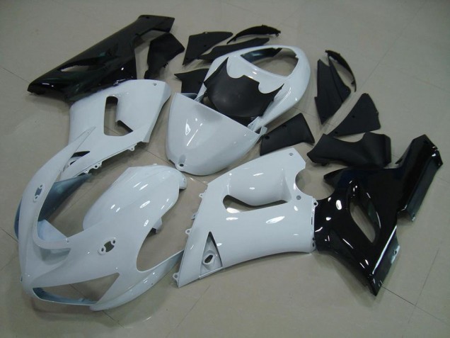 Online ZX6R 05-06 Verkleidungen - Weiß Schwarz