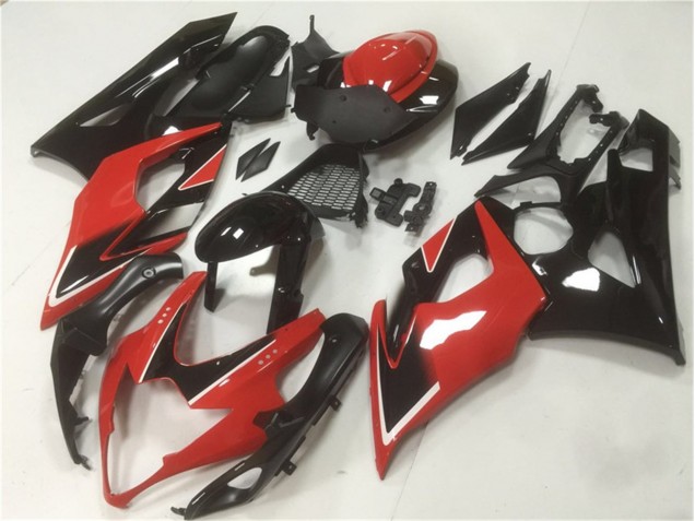 Online GSXR 1000 K5 05-06 Vollverkleidung - Rot Schwarz Online GSXR 1000 K5 05-06 Vollverkleidung - Rot Schwarz