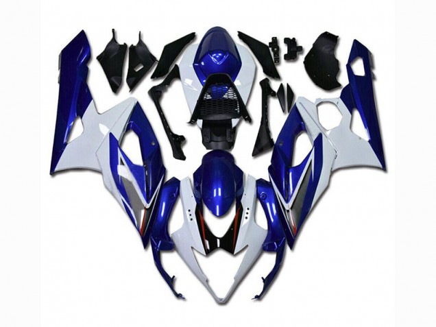 Online GSXR 1000 K5 05-06 Vollverkleidung - Weiß Blau Online GSXR 1000 K5 05-06 Vollverkleidung - Weiß Blau