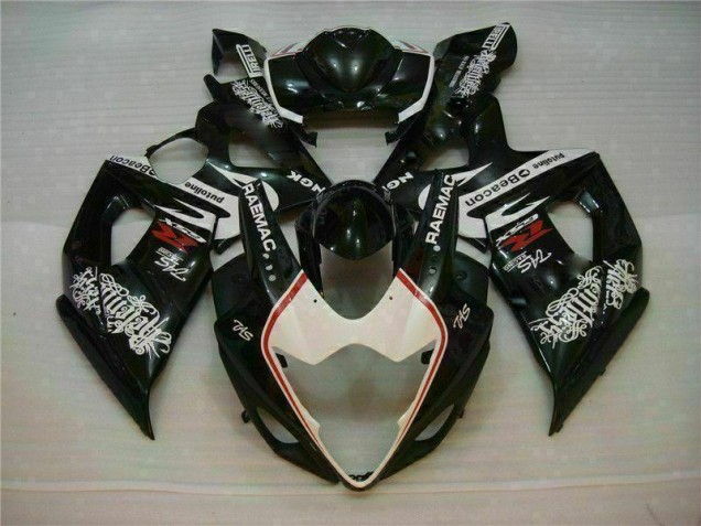 Online GSXR 1000 K5 05-06 Verkleidung - Weiß Schwarz Online GSXR 1000 K5 05-06 Verkleidung - Weiß Schwarz