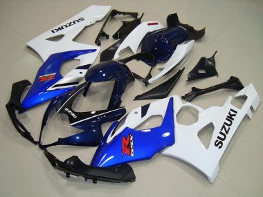 Online GSXR 1000 K5 05-06 Verkleidungen - Blau Weiß Schwarz