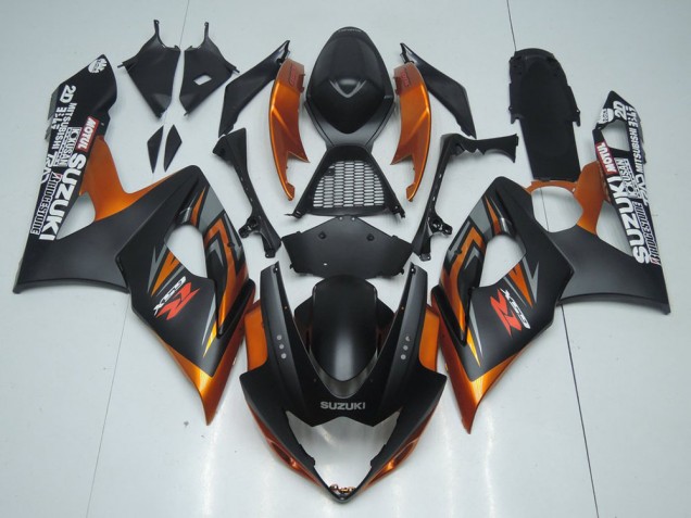 Online GSXR 1000 K5 05-06 Verkleidungen - Braun und Matt schwarz Online GSXR 1000 K5 05-06 Verkleidungen - Braun und Matt schwarz