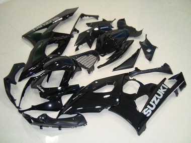 Online GSXR 1000 K5 05-06 Verkleidungen - Schwarz Silber Aufkleber