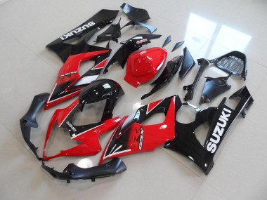 Online GSXR 1000 K5 05-06 Verkleidungen - Rot Schwarz OEM Stil