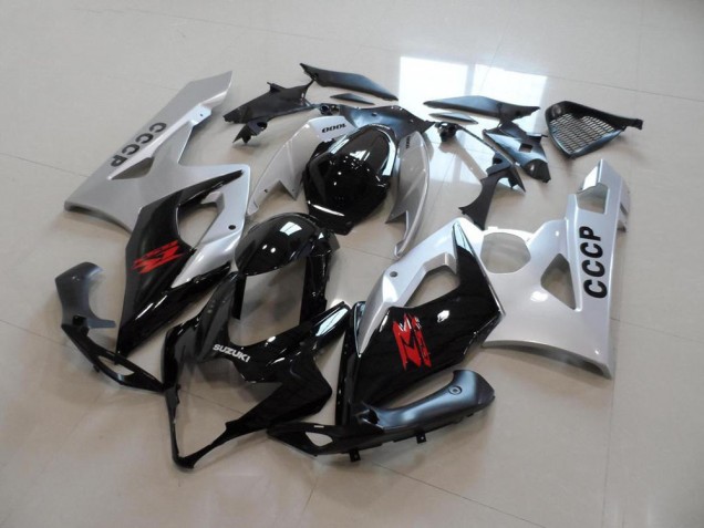 Online GSXR 1000 K5 05-06 Verkleidungen - Silber Schwarz Online GSXR 1000 K5 05-06 Verkleidungen - Silber Schwarz