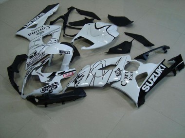 Online GSXR 1000 K5 05-06 Verkleidungen - Weiß Corona