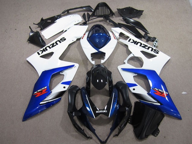 Online GSXR 1000 K5 05-06 Verkleidungen - Weiß Blau Online GSXR 1000 K5 05-06 Verkleidungen - Weiß Blau