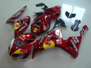 Online CBR 1000 RR 06-07 Verkleidungen - Candy Rot Rot Bull