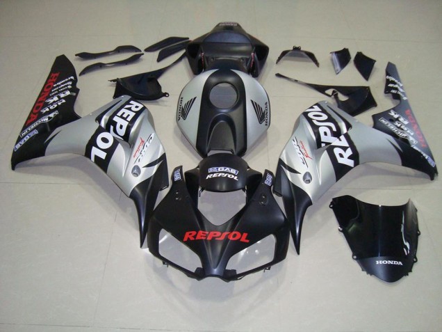 Online CBR 1000 RR 06-07 Verkleidung - Matt Schwarz Silber Repsol Online CBR 1000 RR 06-07 Verkleidung - Matt Schwarz Silber Repsol