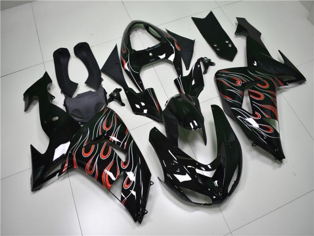 Online ZX10R 06-07 Verkleidungen - Schwarz Grau Rot Online ZX10R 06-07 Verkleidungen - Schwarz Grau Rot