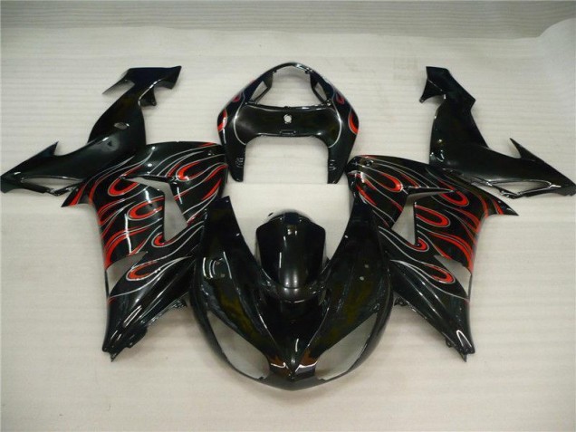 Online ZX10R 06-07 Verkleidungen - Schwarz Grau Rot Online ZX10R 06-07 Verkleidungen - Schwarz Grau Rot