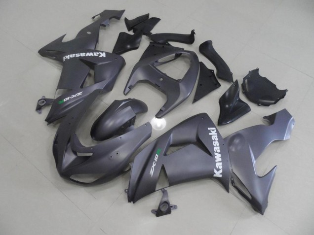 Online ZX10R 06-07 Verkleidungen - Grau mit Weißen Aufklebern Online ZX10R 06-07 Verkleidungen - Grau mit Weißen Aufklebern