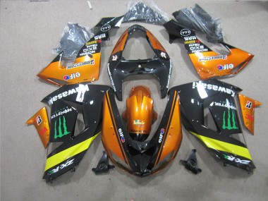 Online ZX10R 06-07 Verkleidungen - Schwarz Orange Monster