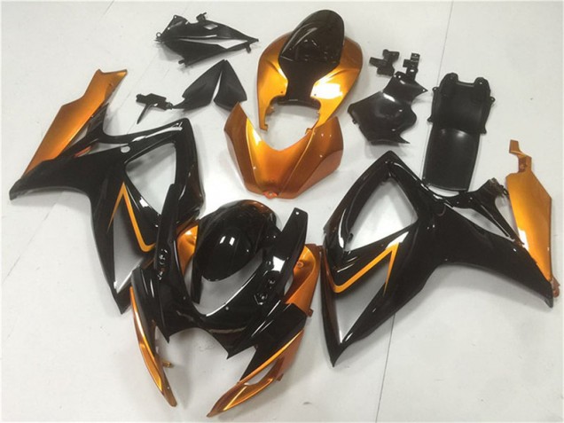 Online GSXR 600 / 750 K6 06-07 Verkleidung - Schwarz Orange