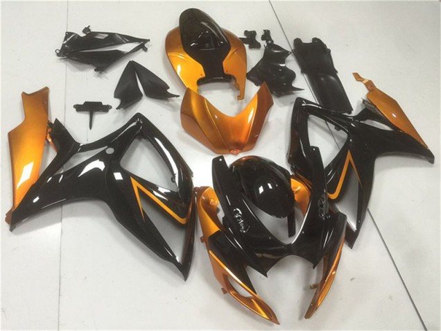Online GSXR 600 / 750 K6 06-07 Verkleidung - Schwarz Orange