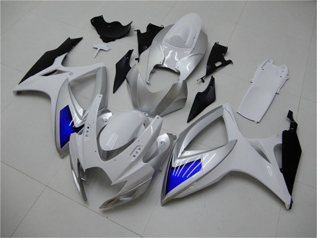 Online GSXR 600 / 750 K6 06-07 Verkleidung - Weiß Blau Online GSXR 600 / 750 K6 06-07 Verkleidung - Weiß Blau