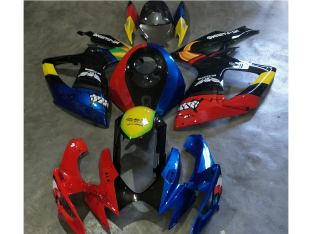 Online GSXR 600 / 750 K6 06-07 Verkleidungen - Rot Blau Online GSXR 600 / 750 K6 06-07 Verkleidungen - Rot Blau