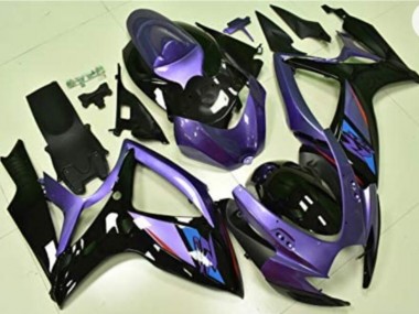 Online GSXR 600 / 750 K6 06-07 Verkleidungen - Lila Schwarz