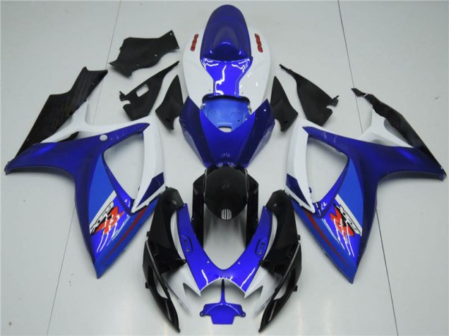 Online GSXR 600 / 750 K6 06-07 Verkleidungen - Weiß Blau Online GSXR 600 / 750 K6 06-07 Verkleidungen - Weiß Blau