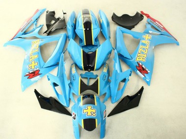 Online GSXR 600 / 750 K6 06-07 Vollverkleidung - Blau Schwarz