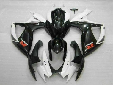 Online GSXR 600 / 750 K6 06-07 Verkleidungen - Weiß Schwarz