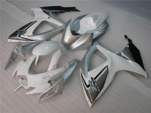 Online GSXR 600 / 750 K6 06-07 Verkleidung - Weiß Silber Online GSXR 600 / 750 K6 06-07 Verkleidung - Weiß Silber