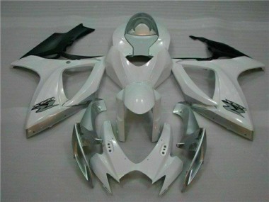 Online GSXR 600 / 750 K6 06-07 Vollverkleidung - Weiß Silber