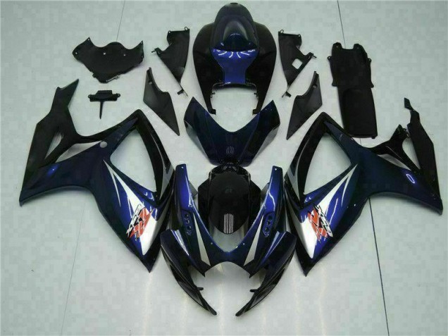 Online GSXR 600 / 750 K6 06-07 Vollverkleidung - Schwarz Blau Online GSXR 600 / 750 K6 06-07 Vollverkleidung - Schwarz Blau