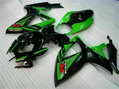 Online GSXR 600 / 750 K6 06-07 Verkleidungen - Schwarz Grün