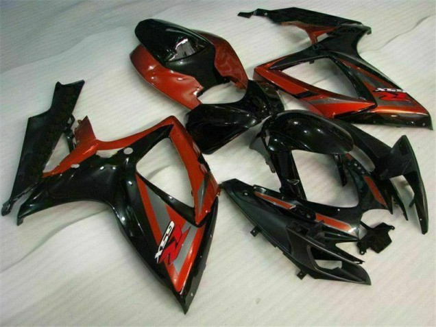 Online GSXR 600 / 750 K6 06-07 Verkleidungen - Schwarz Rot Online GSXR 600 / 750 K6 06-07 Verkleidungen - Schwarz Rot