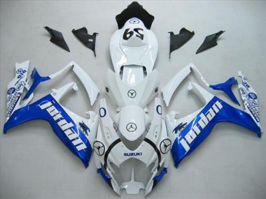 Online GSXR 600 K6 06-07 Verkleidungen - Weiß Blau Jordan