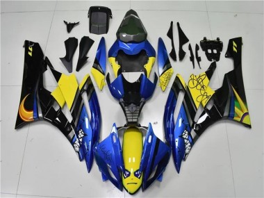 Online R6 06-07 Verkleidungen - Blau Hai