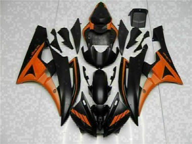 Online R6 06-07 Verkleidungen - Orange Schwarz