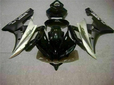 Online R6 06-07 Vollverkleidung - Silber Schwarz