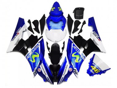 Online R6 06-07 Verkleidungen - Blau Schwarz Weiß