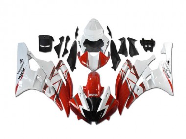 Online R6 06-07 Verkleidungen Komplett Sets - Rot Weiß