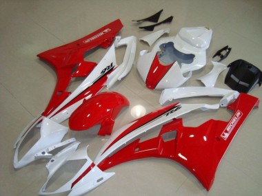 Online R6 06-07 Motorrad Verkleidungen - Rot Weiß