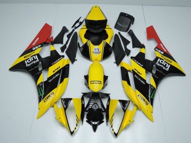 Online R6 06-07 Verkleidungen - Gelb Schwarz Monster