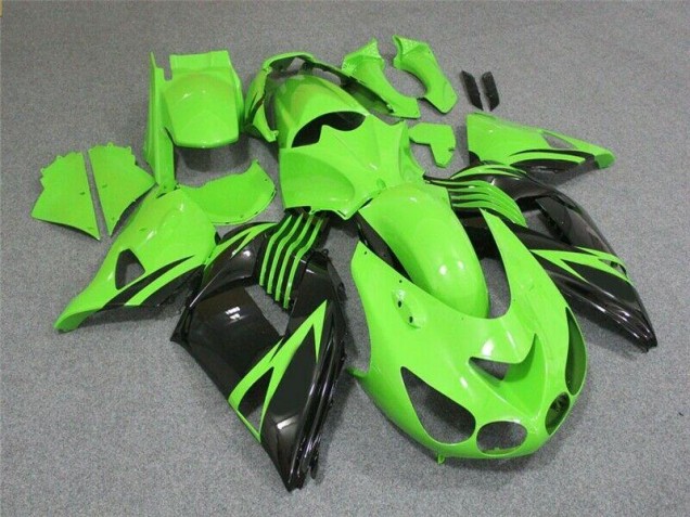 Online ZX14R ZZR 1400 06-11 Verkleidungen - Grün Schwarz