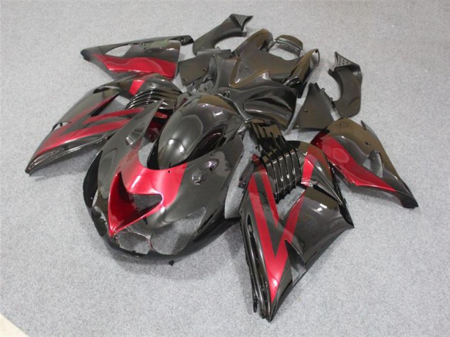Online ZX14R ZZR 1400 06-11 Verkleidung - Schwarz Rot Online ZX14R ZZR 1400 06-11 Verkleidung - Schwarz Rot