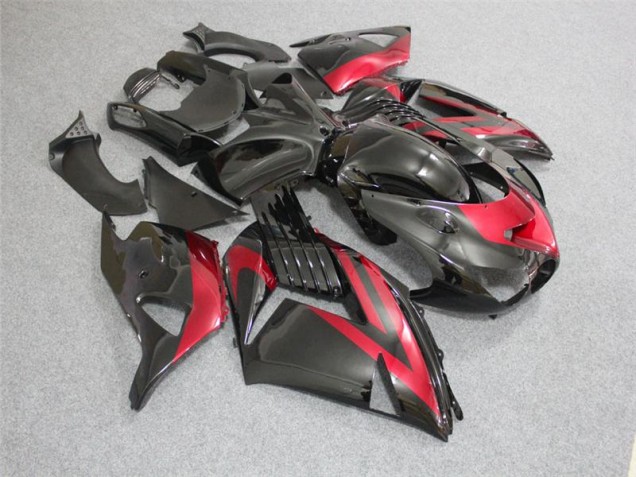 Online ZX14R ZZR 1400 06-11 Verkleidung - Schwarz Rot Online ZX14R ZZR 1400 06-11 Verkleidung - Schwarz Rot