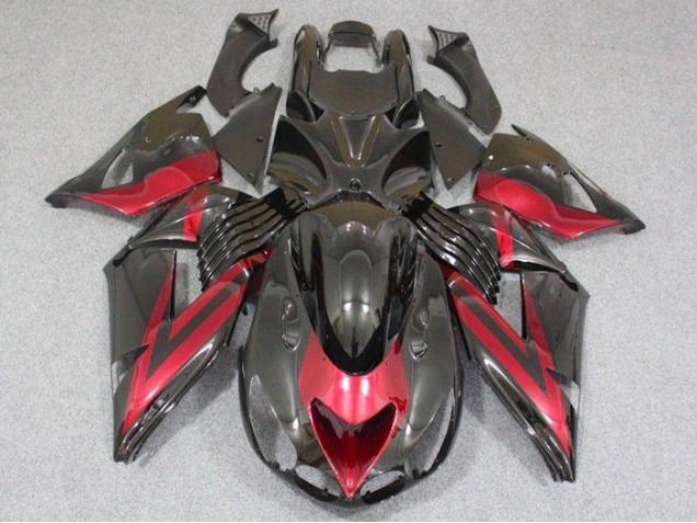 Online ZX14R ZZR 1400 06-11 Verkleidung - Schwarz Rot Online ZX14R ZZR 1400 06-11 Verkleidung - Schwarz Rot