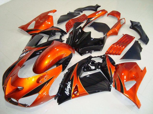 Online ZX14R ZZR 1400 06-11 Verkleidungen - Orange Schwarz Online ZX14R ZZR 1400 06-11 Verkleidungen - Orange Schwarz
