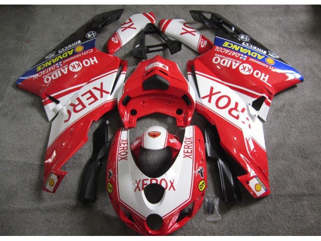Online Ducati 749 05-06 Verkleidungen - Rot Weiß Xerox
