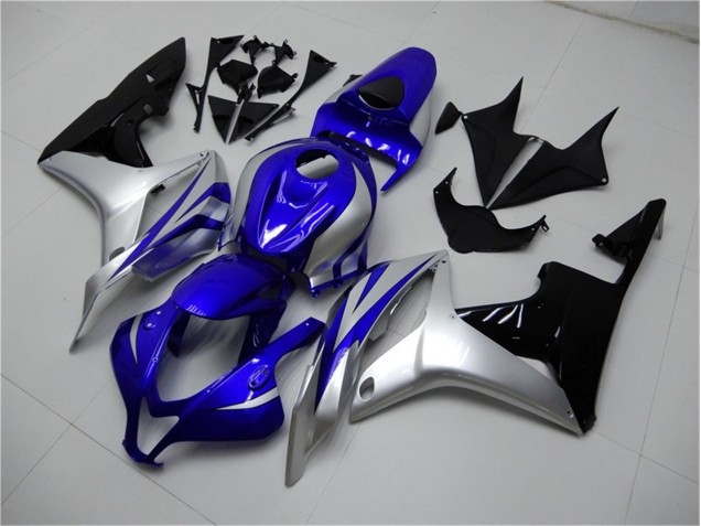 Online CBR 600 RR 07-08 Verkleidungen - Blau Silber Schwarz Online CBR 600 RR 07-08 Verkleidungen - Blau Silber Schwarz