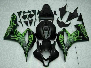 Online CBR 600 RR 07-08 Verkleidungen - Schwarz Grün