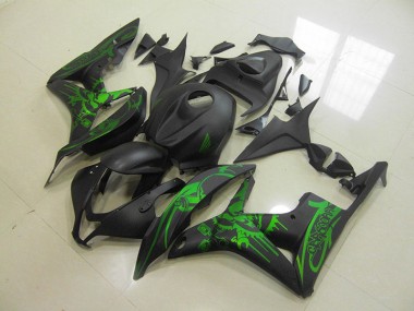 Online CBR 600 RR 07-08 Verkleidungen - Grüner Totenkopf