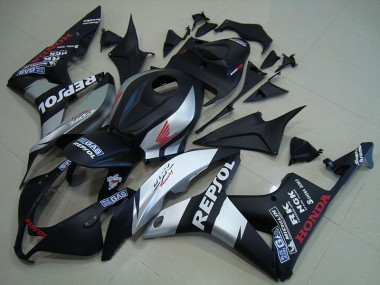 Online CBR 600 RR 07-08 Verkleidungen - Matt Schwarz Silber Repsol